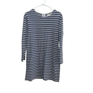 Sail to Sable Striped Long Sleeve Dress Women's Size Small Casual Career‎